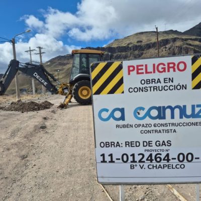 Comenzaron las obras de gas para casi 170 familias de Valle Chapelco