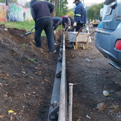 Comenzó la pavimentación en Chacra 4