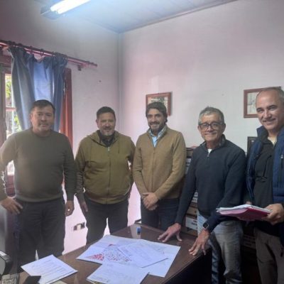 El intendente Saloniti se reunió con el nuevo jefe de la Regional Sur del EPEN