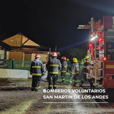 Principio de incendio en el barrio El Portal fue controlado por Bomberos Voluntarios