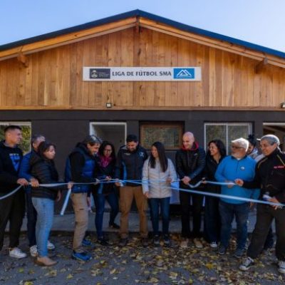 Vestuarios y sede de la Liga: una nueva obra para San Martín de los Andes
