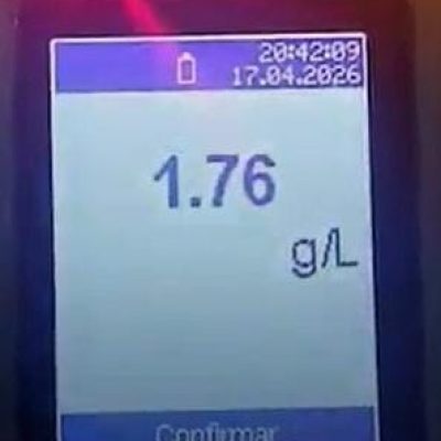“Me equivoqué, pero estoy consciente y con mis cinco sentidos”: manejaba con 1.76 de alcohol en sangre