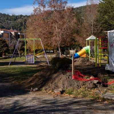 El Municipio realiza obras complementarias del futuro Monumento a las Banderas