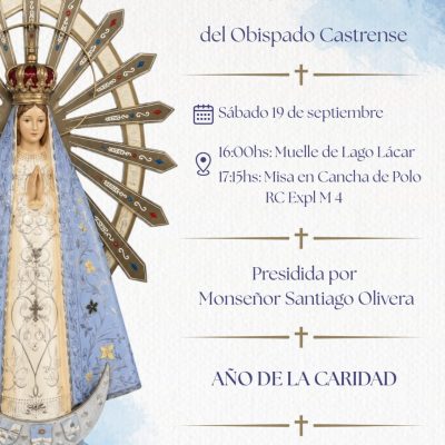 Éste sábado 19 se realizará la peregrinación con la Virgen Malvinera