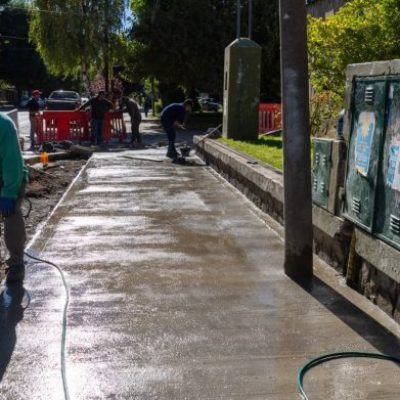 Convenio entre Provincia y Municipio para construir o reparar más de 10.000 metros cuadrados de veredas