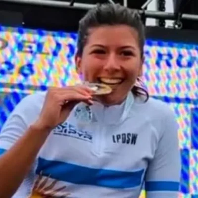 Abril Garzón, campeona argentina: “Siempre terminé eligiendo la bici”