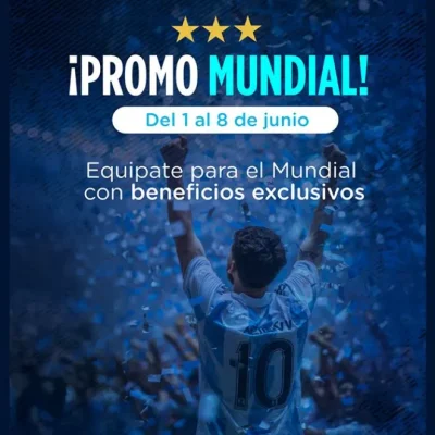 BPN lanza una promoción Mundial con 12 cuotas y reintegros sin tope