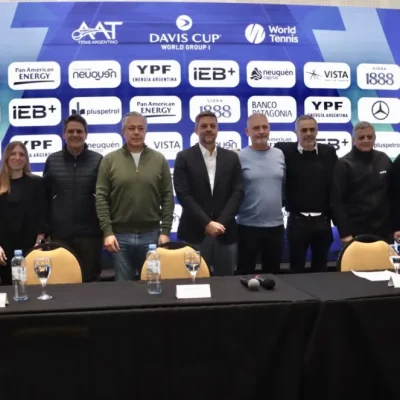 Por primera vez, Neuquén será sede de una fecha de la Copa Davis de Tenis