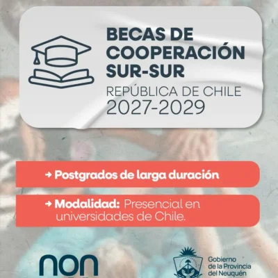 Están abiertas las inscripciones para acceder a becas de formación en Chile