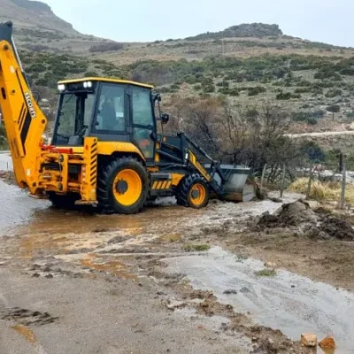Vialidad Provincial realiza trabajos de remediación por el temporal
